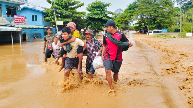 2024.09.19 jesuits myanmar floods typhoon yagi