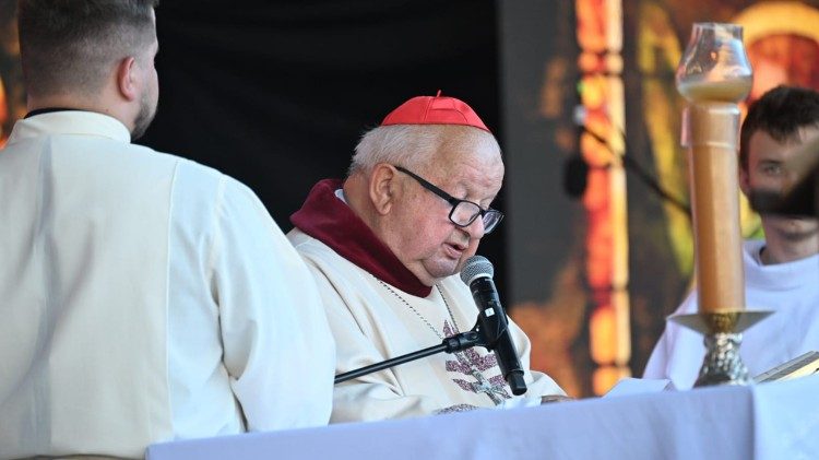 Kard. Stanisław Dziwisz w Casa Polonia