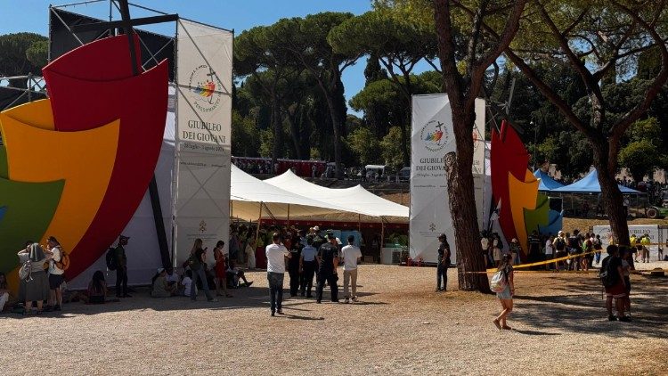 Beichtgelegenheit am Circus Maximus