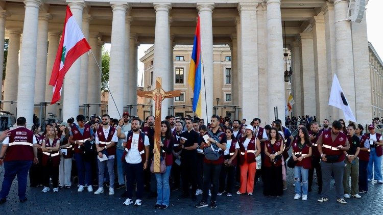 Հայ Կաթողիկէ երիտասարդներուն ուխտագնացութիւնը 