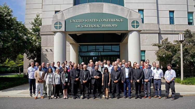 Group photo of participants at the Third Synodal Meeting Fratelli Tutti in Washington, DC