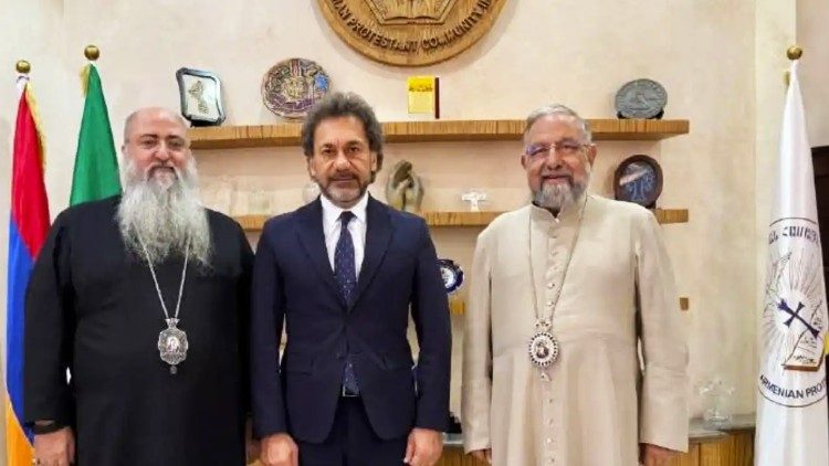 2025.08.04 Incontro dei tre capi religiosi armeni di Aleppo