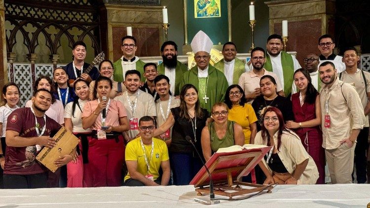 Jovens da Amazônia participam do Jubileu em Roma