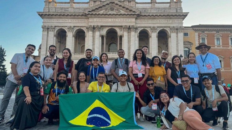 Jovens da Amazônia participam do Jubileu em Roma