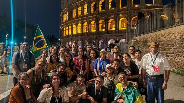 Jovens da Amazônia participam do Jubileu em Roma