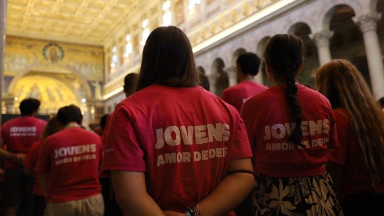 Jovens portugueses no Jubileu dos Jovens em Roma 2025 - foto Agência Ecclesia