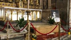 Le sreliques de Pier Giorgio Frassati dans la Basilique de la Minerve à Rome (photo d'archive).