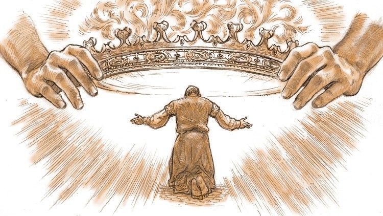 ஞானத்தையும் அறிவையும் கடவுளிடமிருந்து பெறும் சாலமோன் அரசர்