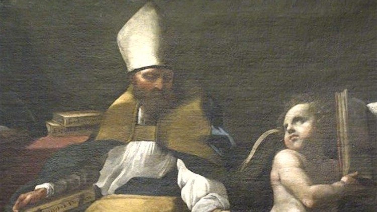 Un particolare del quadro consegnato al Papa