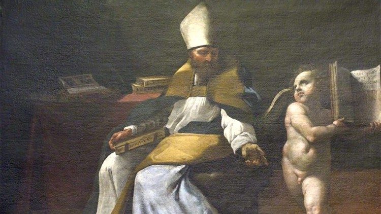 De los Museos Vaticanos, un cuadro sobre San Agustín para el Papa