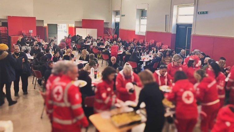 2025.08.12 Caritas Albano, na tango ya kokabola biloko na babola na eleko ya mbotama (Noele) nà Tata episkopo Viva