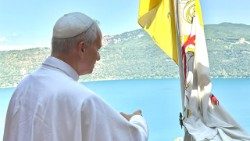 El Papa en Castel Gandolfo (foto de archivo).