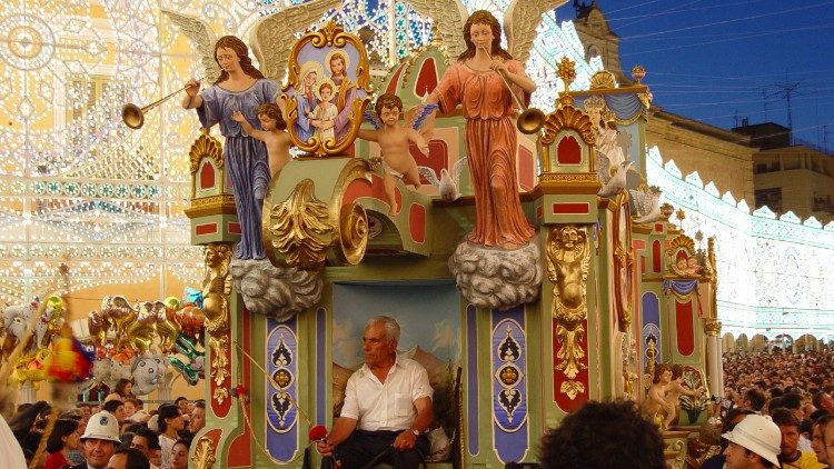 Matera, Carro per la Madonna della Bruna