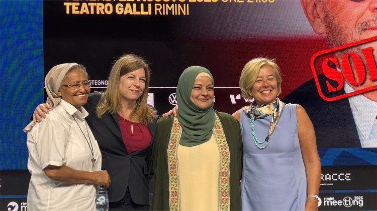 Gli ospiti dell'incontro "Madri per la pace"