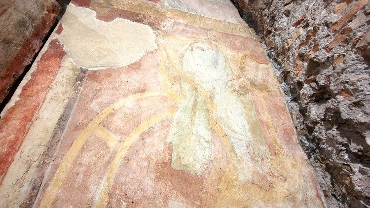 La figura identificata con Agostino