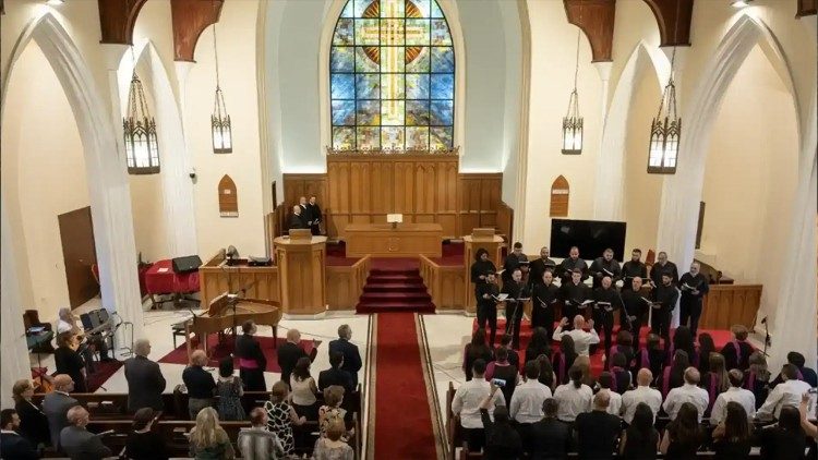 2025.08.23 L' Unione delle Chiese Evangeliche Armene del Medio Oriente commemora i 1700 anniversario del Concilio di Nice