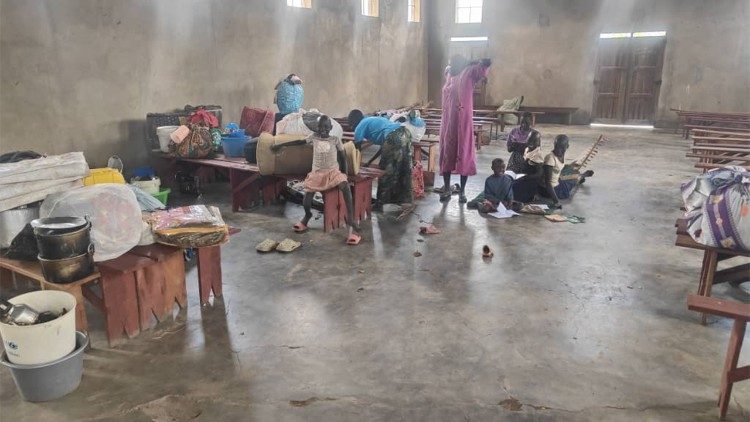 Some residents took refuge in the Church