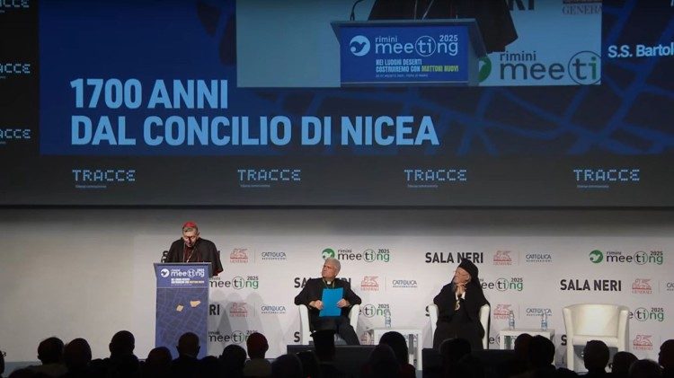 O evento dedicado aos 1700 anos do Concílio de Nicéia, realizado no Meeting de Rimini.