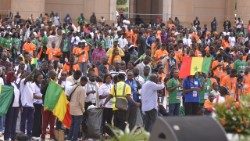 Les milliers de jeunes réunis à Yamoussoukro, en Côte d'Ivoire, pour la 6e édition des Journées nationales de la jeunesse.