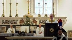 Nella Basilica di Santa Maria di Collemaggio, a L'Aquila, la Santa Messa presieduta dal cardinale Pietro Parolin per la Perdonanza celestiniana