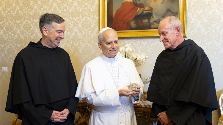 Papież Leon XIV otrzymał medal św. Augustyna