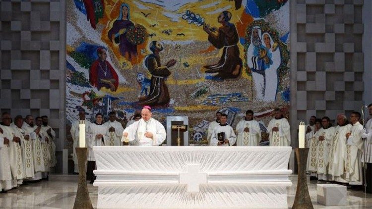 Posveta nove župne crkve Uznesenja BDM u Posušju