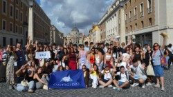 Los jóvenes de San Egidio en su peregrinación jubilar