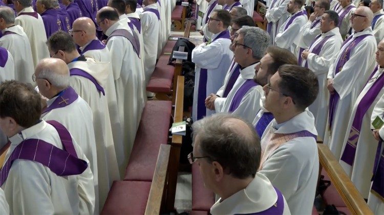 La celebrazione in San Pietro