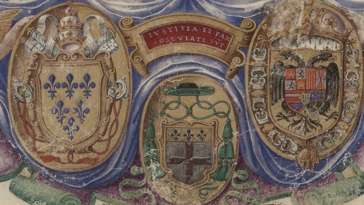 Un dettaglio della decorazione