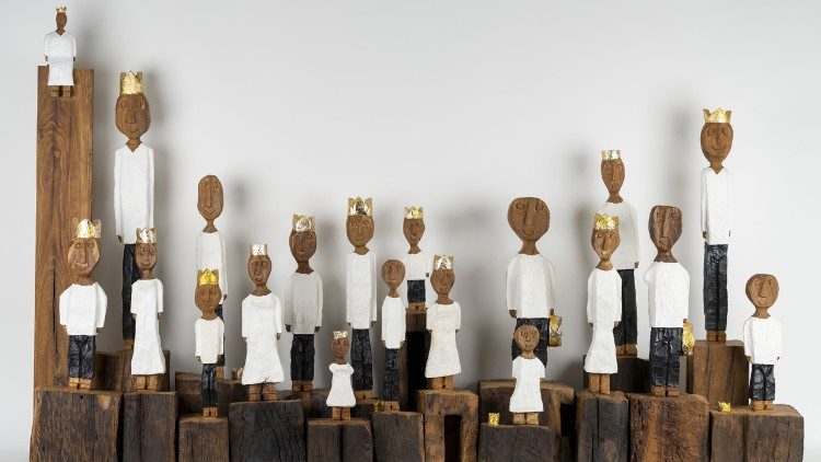 Könige und Königinnen von Ralf Knoblauch im Deutschen Pilgerzentrum in Rom © Jürgen Häffner