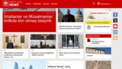 Stránka Vatican News v azerbajdžanskom jazyku