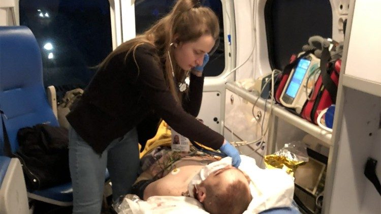 Viktoria, médica militar en Ucrania