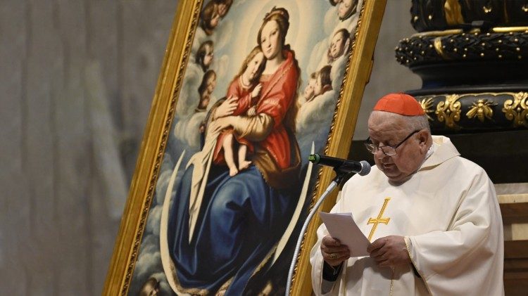 Kard. Dziwisz podczas uroczystości w 20. rocznicę śmierci Jana Pawła II