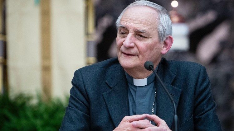 Il cardinale Zuppi, presidente della Cei