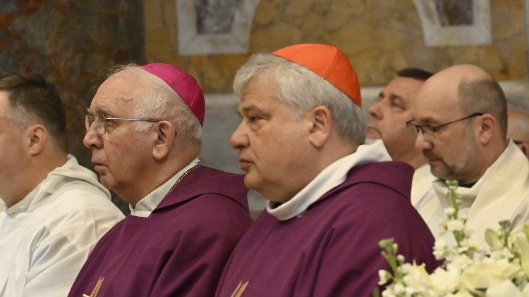 Msza św. przy grobie św. Jana Pawła II