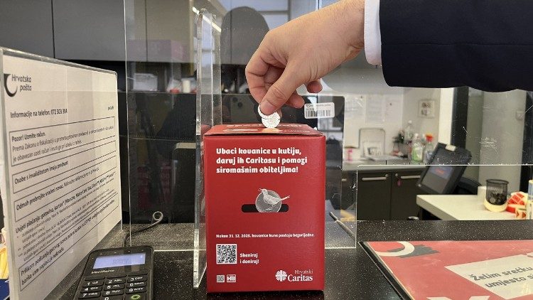 Kutije u poštanskim uredima za prikupljanje kovanica kuna i lipa