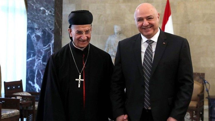 Պատրիարք Ռայի հանդիպումը Նախագահ Աունի հետ