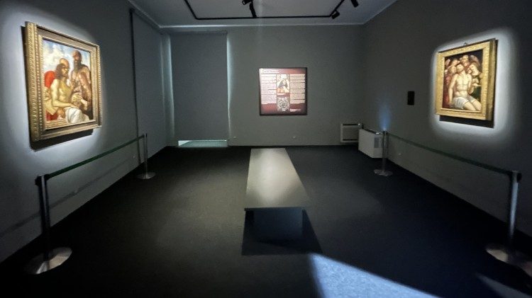 I due quadri a confronto in mostra