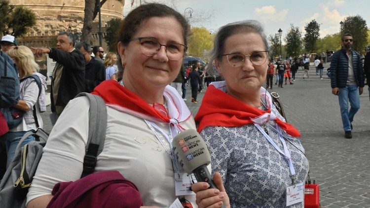 Przedstawicielki polskiej delegacji na Jubileusz Osób Chorych i Pracowników Służby Zdrowia (ks. Marek Weresa)