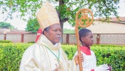 Mgr Eugène Cyrille Houndékon évêque d'Abomey au Bénin.