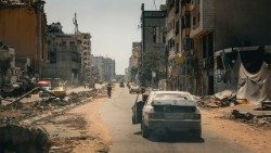 2025.04.10 Fâșia Gaza după bombardamente.