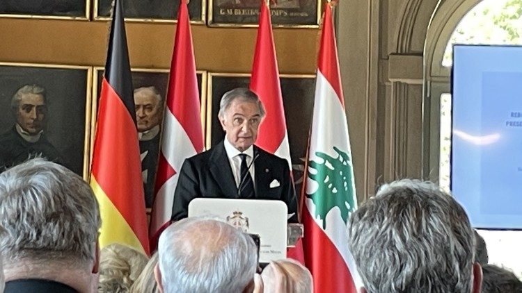 Der Großkanzler des Malteserordens, Riccardo Paternò di Montecupo