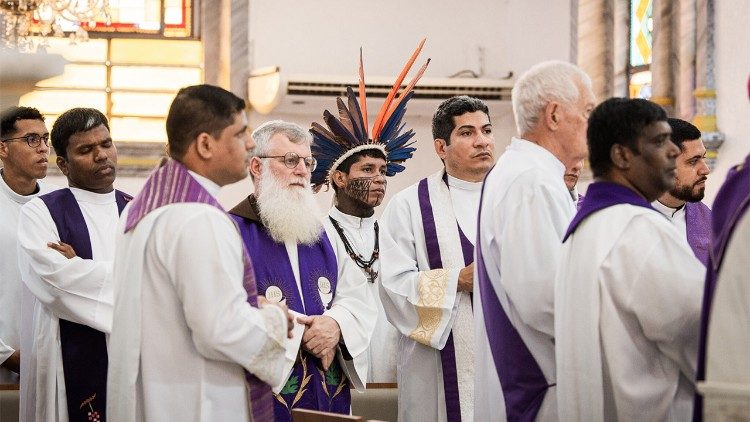 Momento da celebração Eucarística