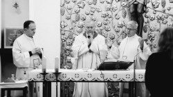 Bp Piotr Turzyński podczas zebrania Prezydium Polonijnej Rady Duszpasterskiej Europy, luty 2025 r. 