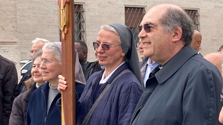 Um momento da peregrinação (Vatican Media)