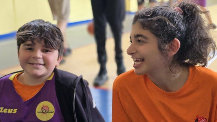 Edoardo e Gaia, amici e compagni di squadra