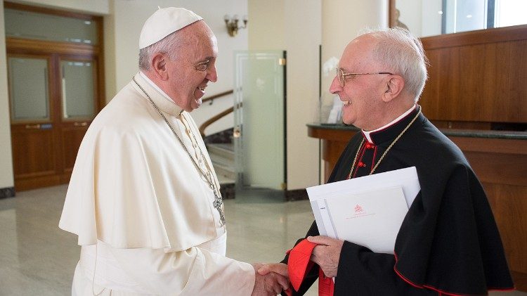 El Papa Francisco y el cardenal Fernando Filoni