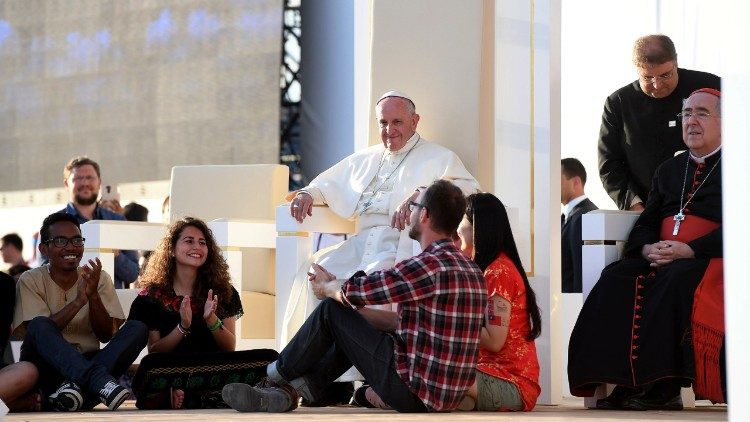 Papież Franciszek podczas ŚDM w Krakowie (Marcin Mazur)