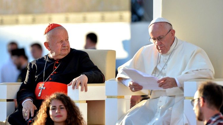 Jak m&oacute;wił kard. Stanisław Dziwisz, Franciszek był pod wrażeniem entuzjazmu młodych
