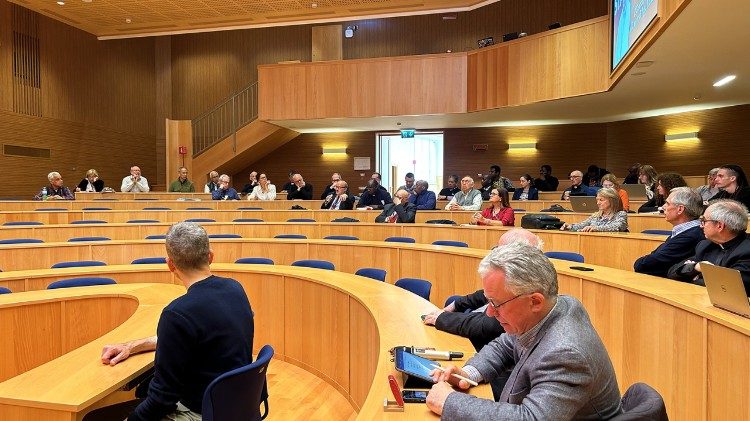 El salón de la Curia General de los Jesuitas